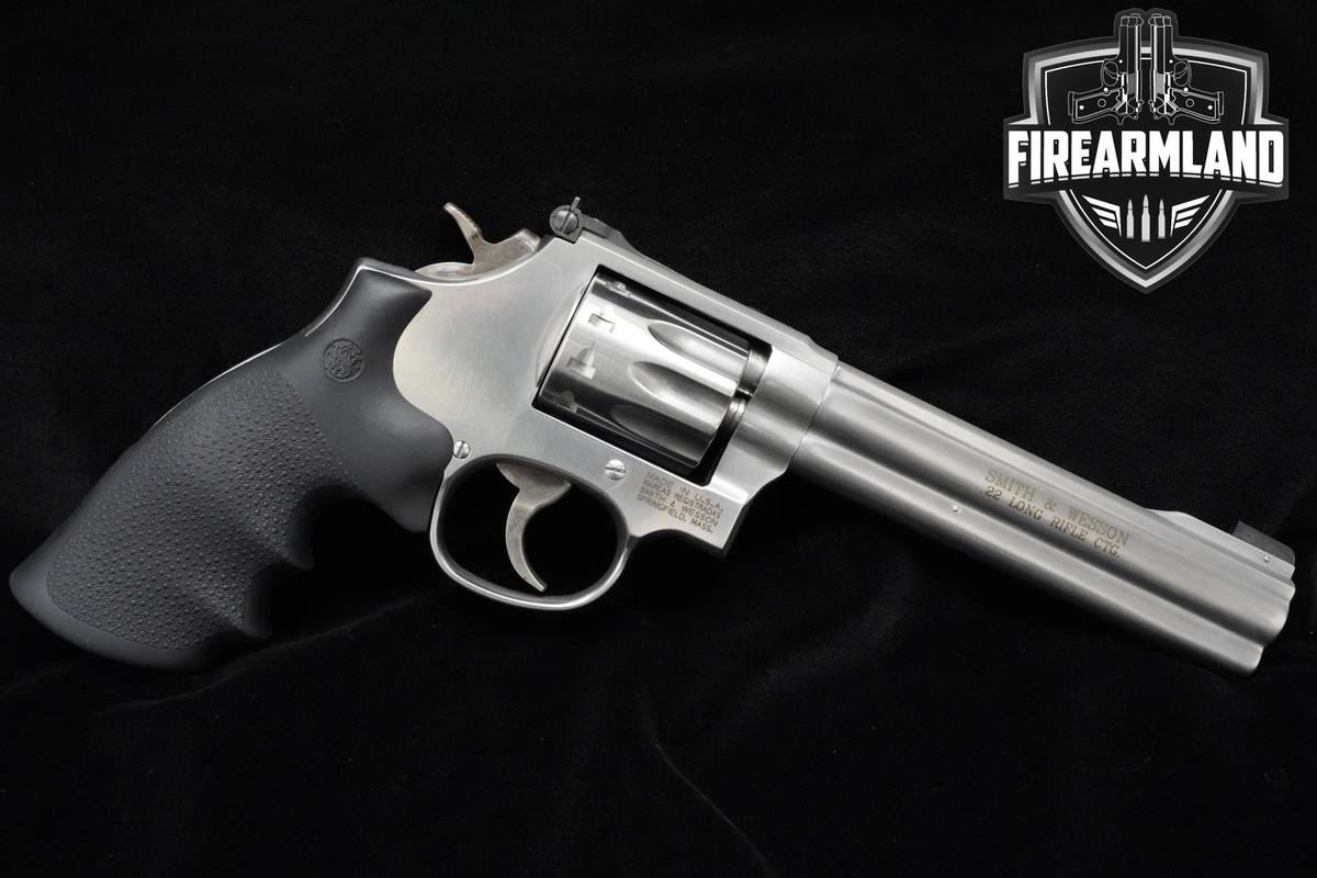 2001 Smith & Wesson (S&W) Model 617-4 22LR 6" S&W 617-4 +ORIG CASE