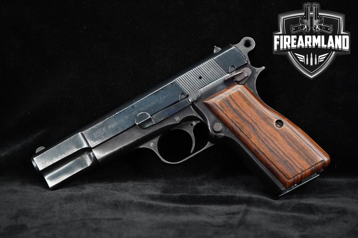 Mauser Model 80 SA 9mm 4.66" Blued Browning Hi-Power Style Cold War Era