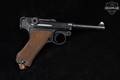 1916 DWM Pistole 08 (P.08) 1916-dated; Imperial German military; Numbers matching; Matching wood-base magazine 9mm Luger Unknown in Very Good Condition Image 3