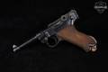 1916 DWM Pistole 08 (P.08) 1916-dated; Imperial German military; Numbers matching; Matching wood-base magazine 9mm Luger Unknown in Very Good Condition Image 4