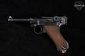 1916 DWM Pistole 08 (P.08) 1916-dated; Imperial German military; Numbers matching; Matching wood-base magazine 9mm Luger Unknown in Very Good Condition Image 5