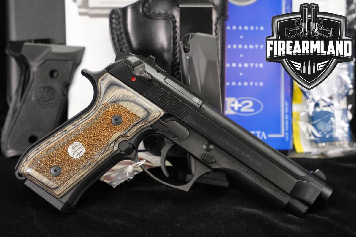 Beretta M9 Commercial 9mm 4.9 M-9 +2 MAGS, ORIG CASE, HOLSTER