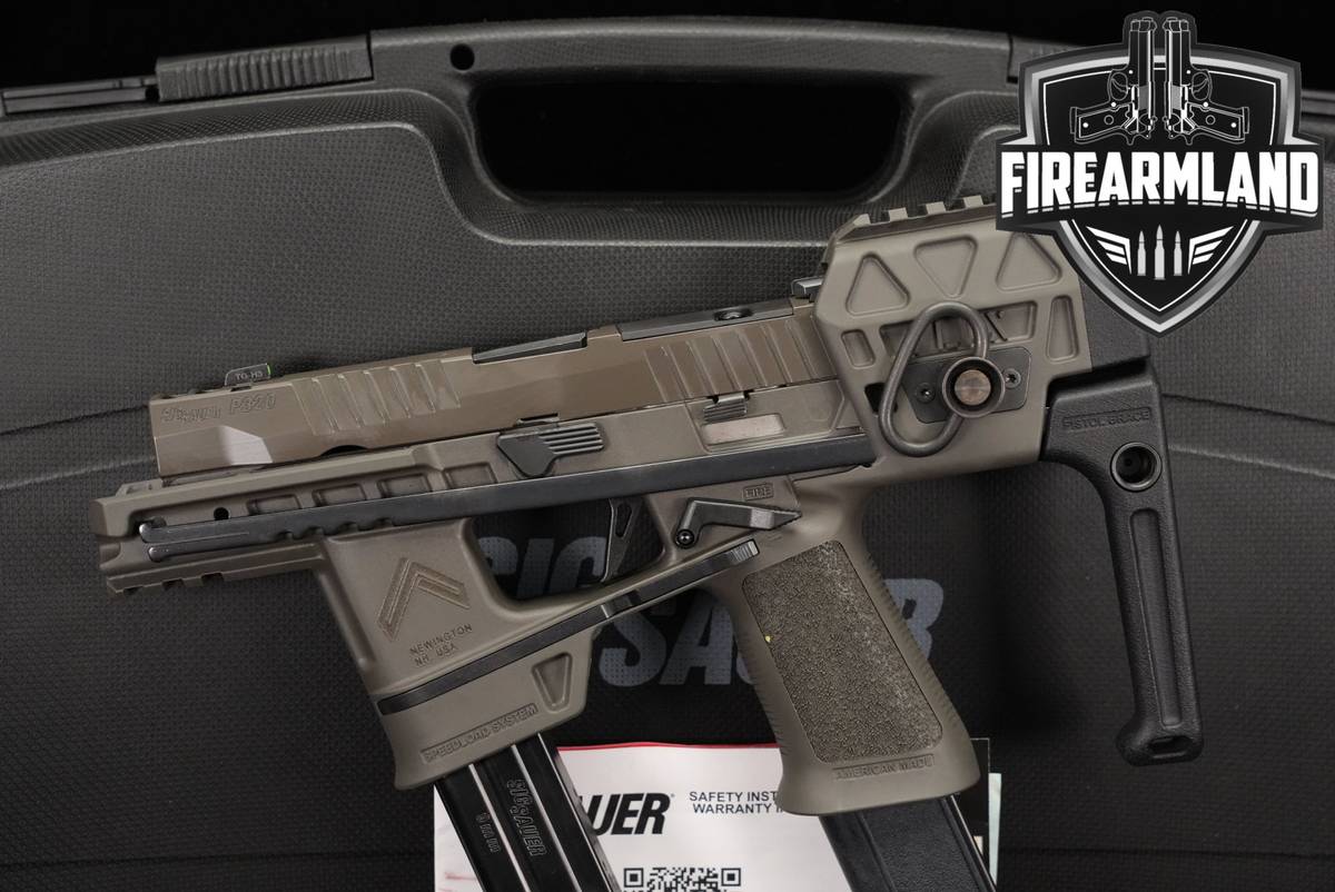 Sig Sauer P320 FLUX Legion 9mm 3.9" P-320 COMP +2 MAGS & ORIG CASE