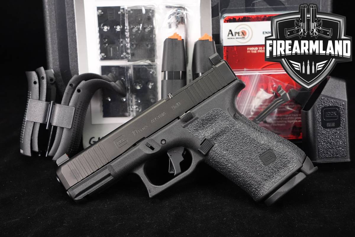 UPGRADES Glock 19 Gen5 MOS G19 Gen 5 9mm 4.0"+3 MAGS & ORIG BOX