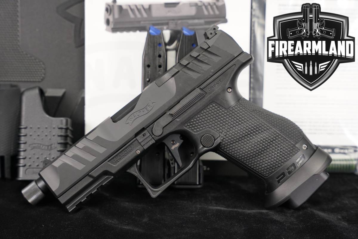 Walther PDP Pro SD Compact 9mm Optics-Ready THREADED +3 MAGS & ORIG BOX