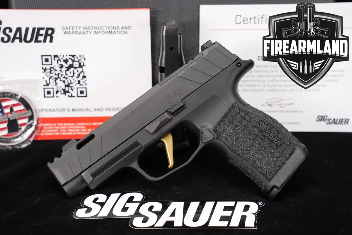 Sig Sauer P365XL Spectre COMP Custom Works 9mm OR P365 P-365 +2 MAGS