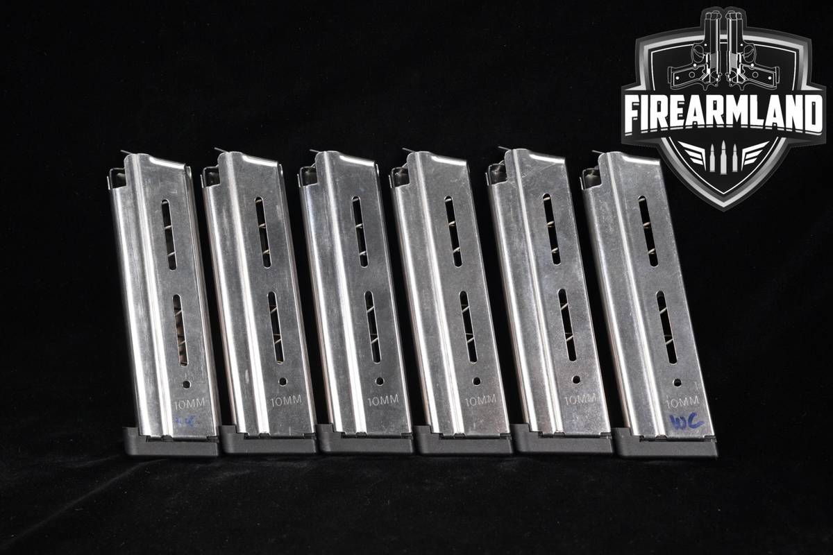 Wilson Combat (WC) Six (6) 1911 47NX Series 9 Round Magazines 47-NX