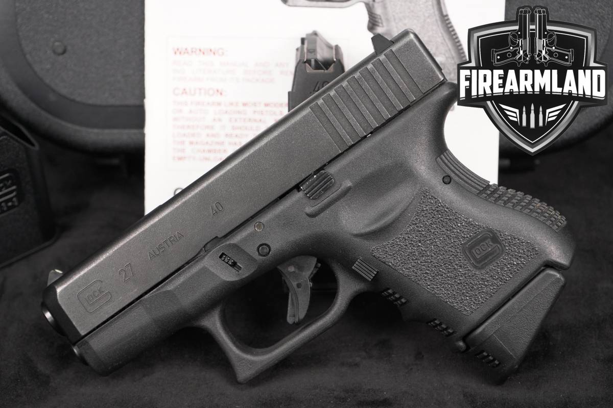 Glock 27 Gen3 G27 Gen 3 40 S&W 3.42 +2 MAGS & ORIG CASE