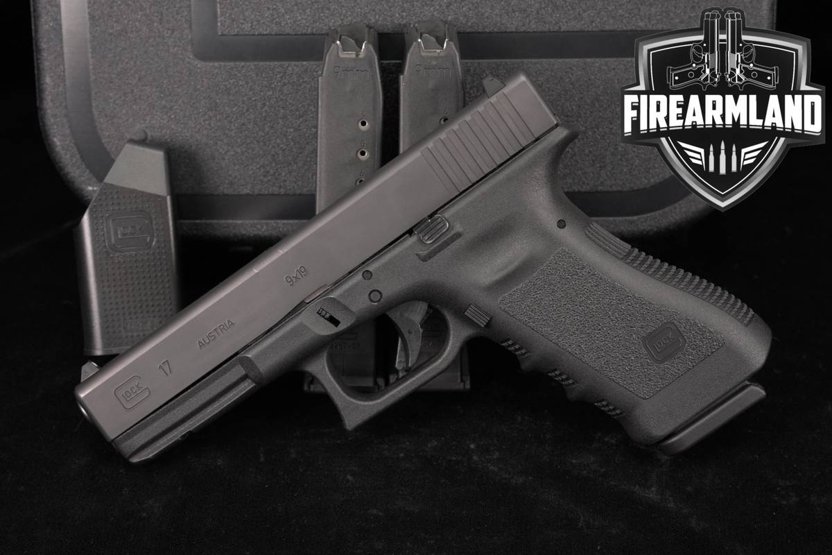Glock 17 Gen3 G17 Gen 3 9mm 4.49 +THREE MAGS, ORIG CASE