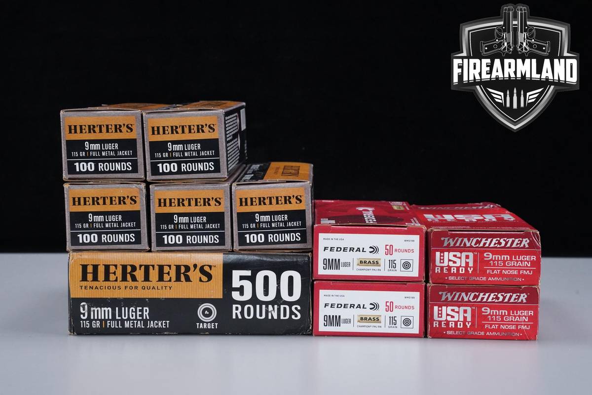 1200 RDS! 9mm Ammo 9-mm