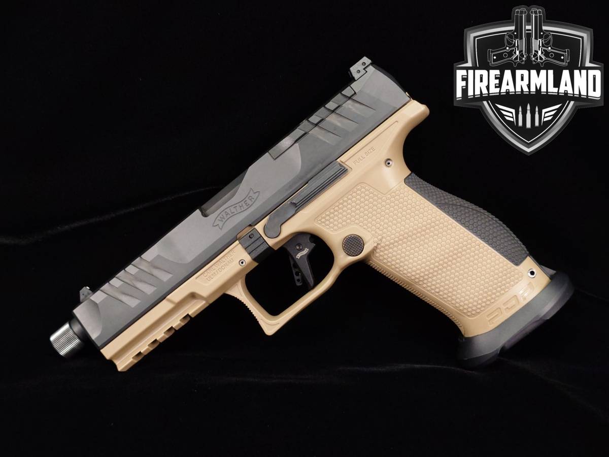 TACTICAL Walther PDP Pro SD Full Size 5.1" 9mm Two-Tone FDE Pistol +3 MAGS