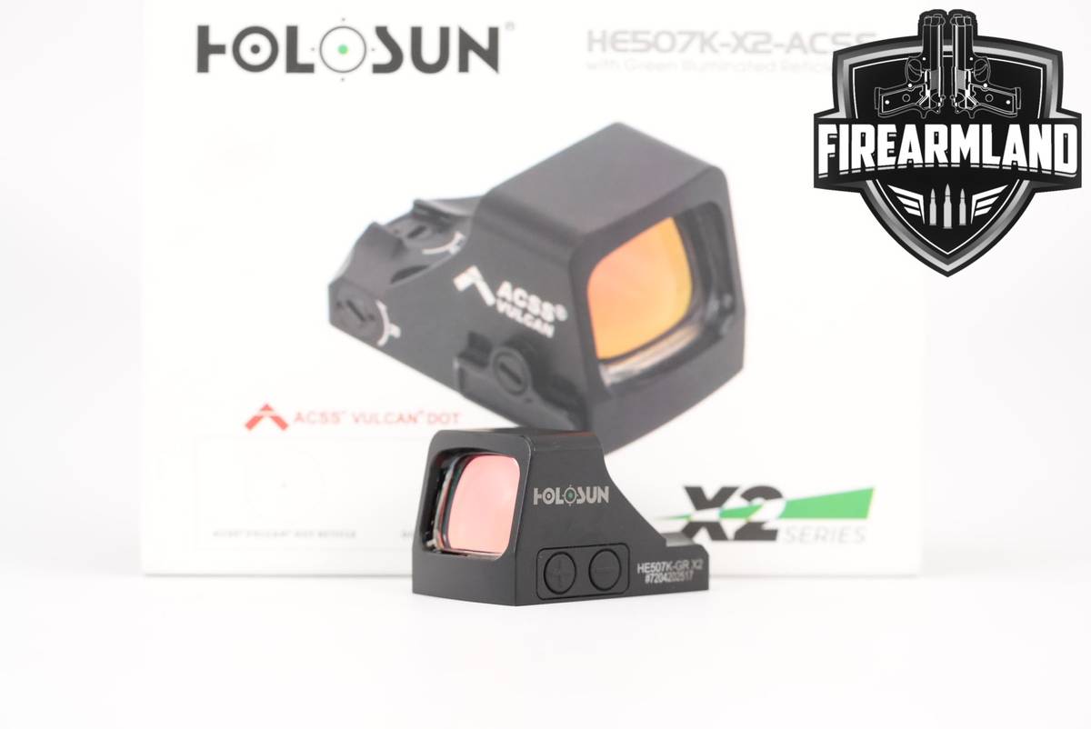 Holosun HE507K-GR X2 ACSS Vulcan 3 MOA Dot & 230 Red Sight HE-507K