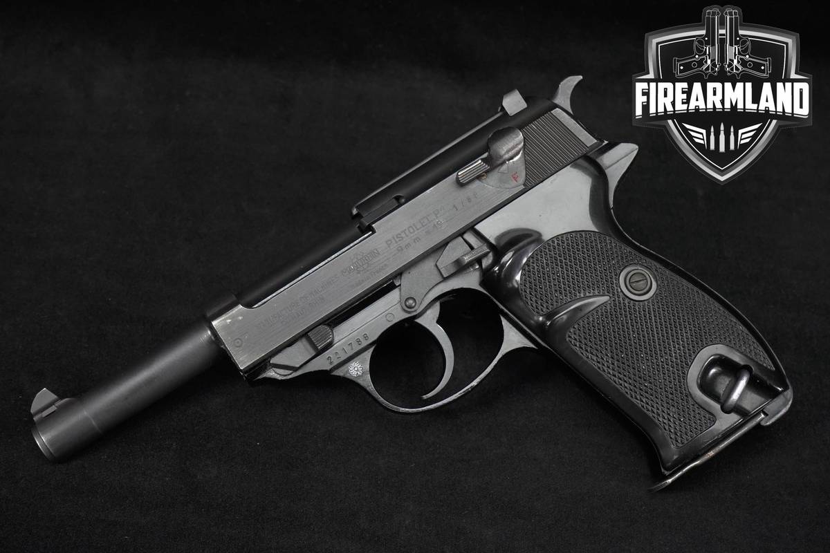 1963-1964 Manurhin Pistolet P1 Berlin Police Issue 9mm Luger 5" P38 P-38