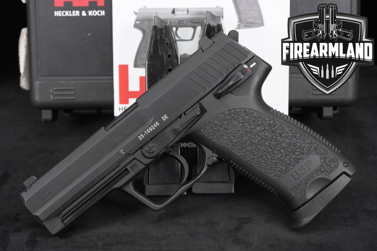 Heckler & Koch USP45 V1 45 ACP H&K USP +3 MAGS & ORIG CASE