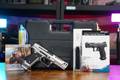 Walther Q5 Match SF Black Tie 9mm Luger (9x19 Para) Satin Silver in Excellent Condition Image 2