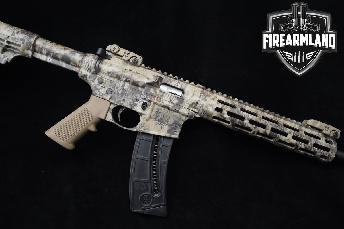 Smith & Wesson S&W M&P15-22 22LR AR-15 AR15 AR 16.5" KRYPTEK S&W-MP15-22