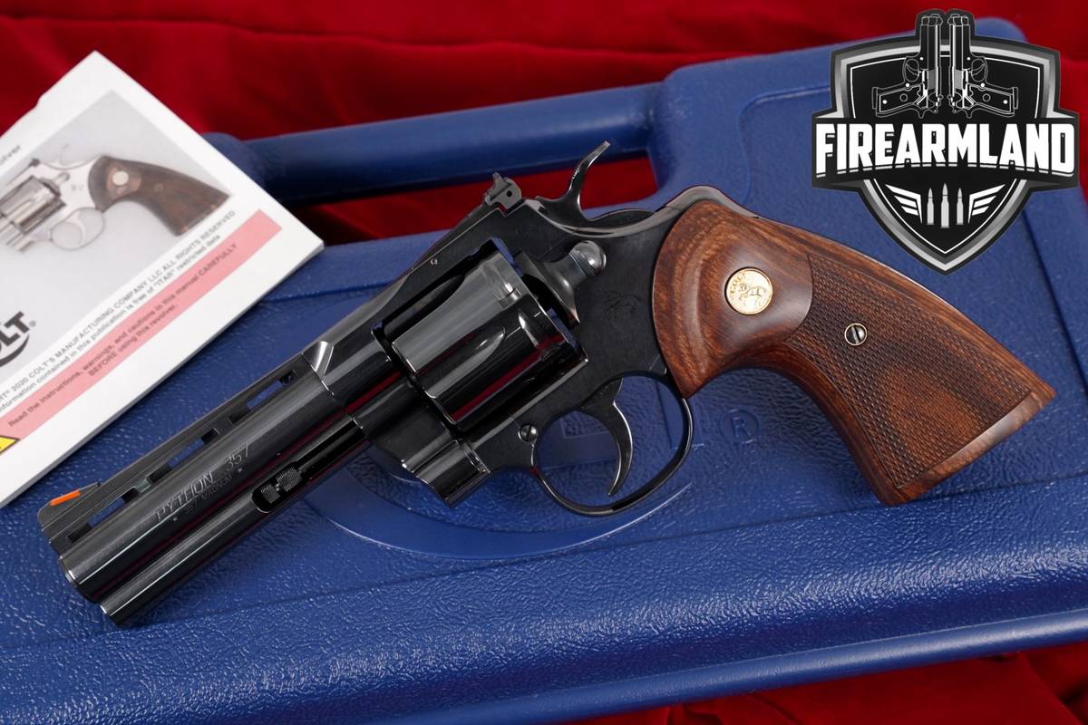 DESIRED Colt Python 357 Magnum 4.25" Blued +ORIG CASE