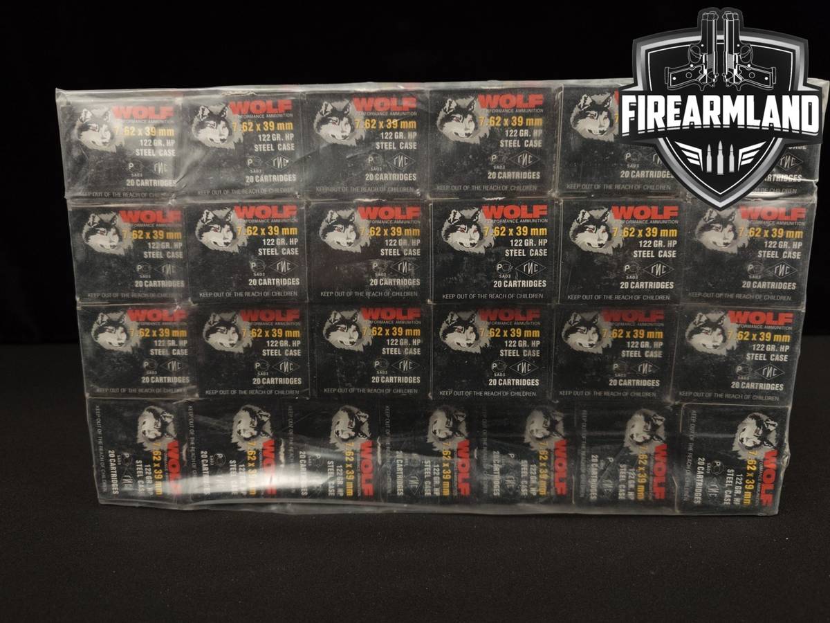 500 RDS! 7.62x39 Ammo 762