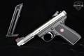 2008 Sturm Ruger Mark III 22/45 Hunter .22 LR Two-Tone Stainless in Very Good Condition Image 2