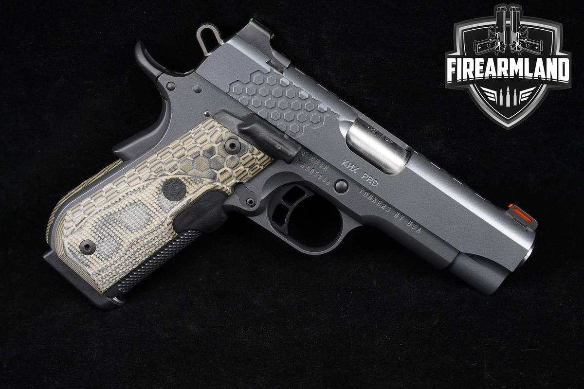 MATCH GRADE Kimber KHX Pro 45 ACP 1911 4" Gray +ORIG CASE