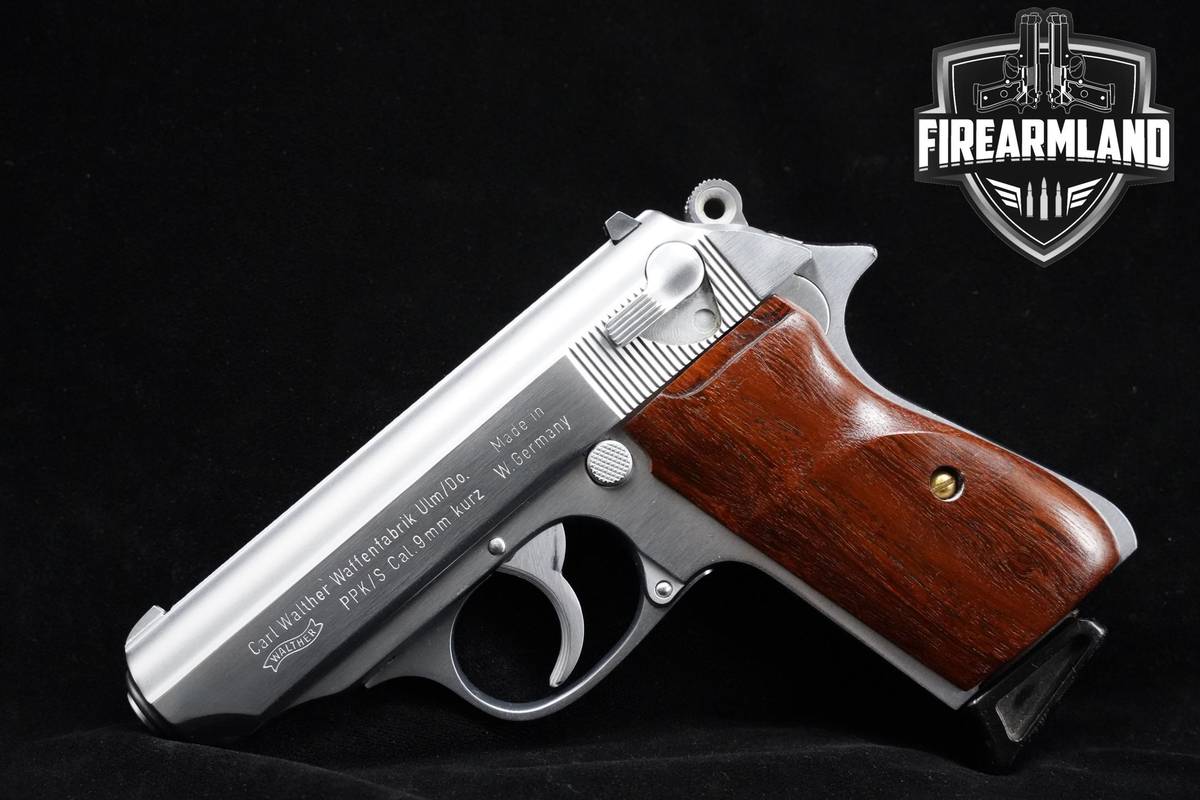 WEST GERMANY Walther PPK/S 380 ACP Stainless Steel Walther PPK-S PPKS
