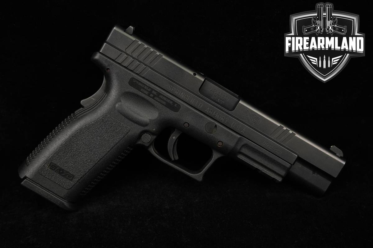 Springfield Armory XD Tactical Model 45 ACP 45ACP 5" XD45 2 MAGS & HOLSTER