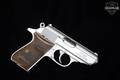 Walther PPK/S Stainless Limited Edition Walnut Wood Grips .380 ACP Stainless Steel in Excellent Condition Image 3