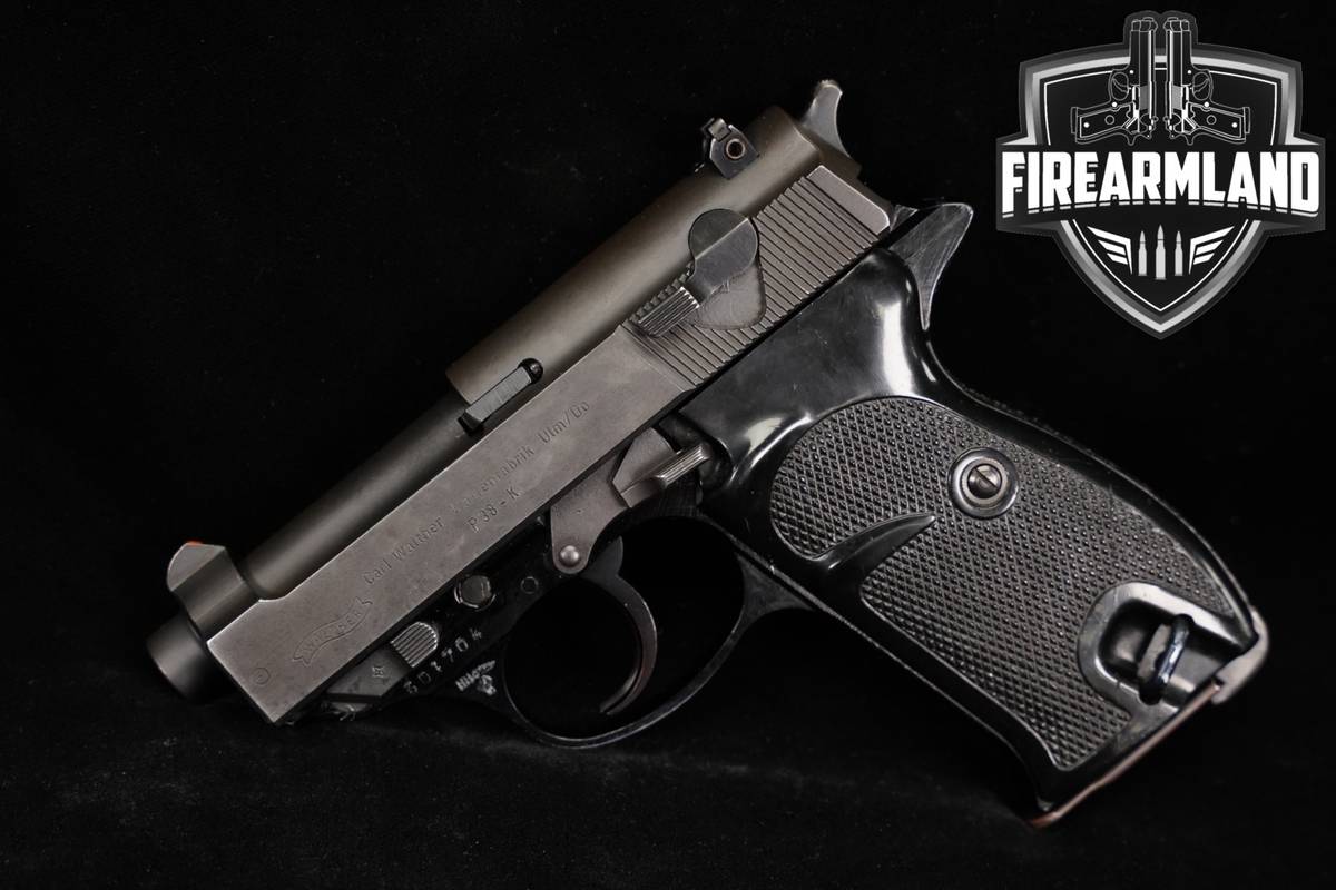 SCARCE 1977 Walther P38-K 9mm 2.25" Two-Tone Black P 38 38K DA/SA