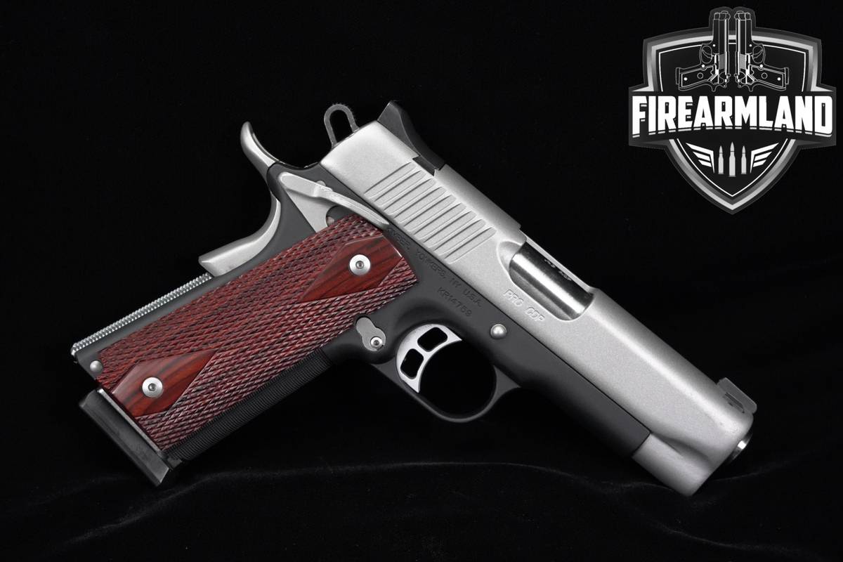 Kimber Pro CDP 45ACP 4" Two-Tone Silver 1911 +6 MAGS & ORIG CASE