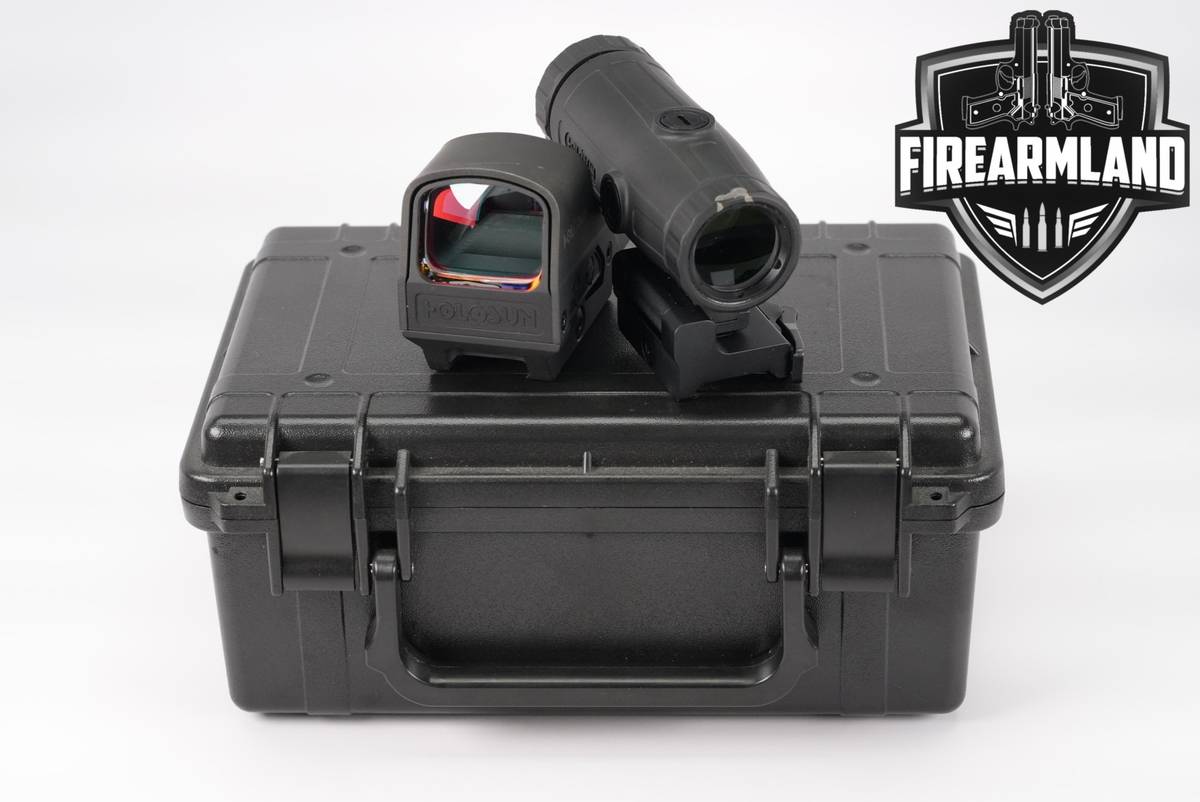Holosun HS510C 2 MOA Dot & 65 Circle 3x Magnification Red Sight HS 510 C