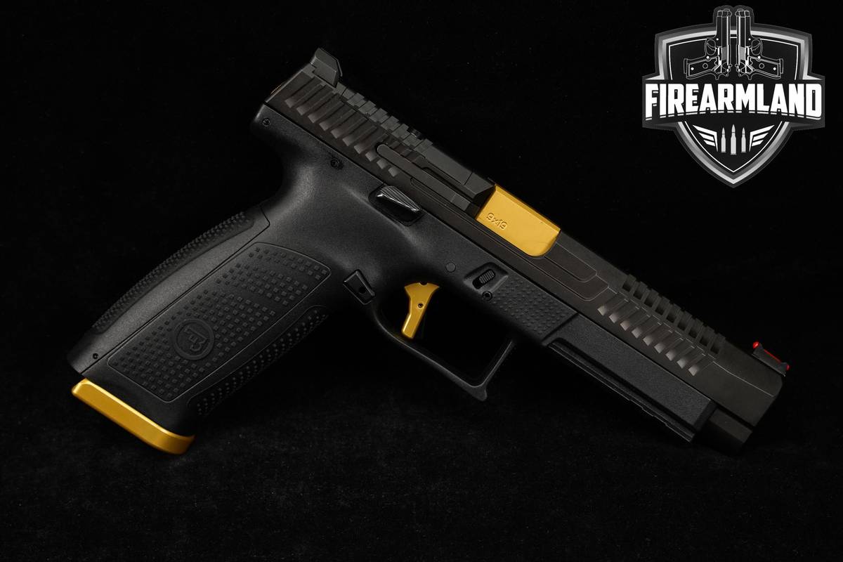 CZ P-10 F Competition-Ready 9mm 5" P10F P10 TiN +3 MAGS & ORIG CASE