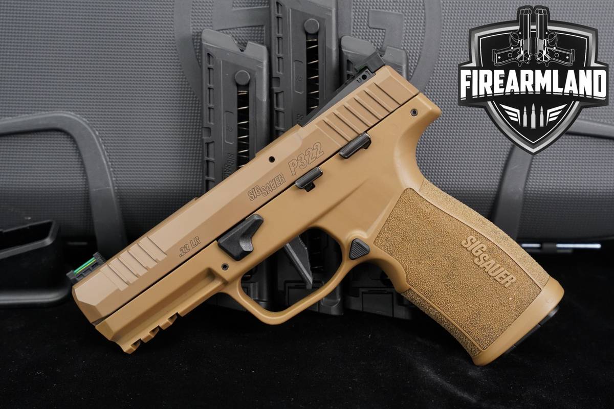 Sig Sauer P322 22LR P 322 FDE Optics-Ready +4 MAGS