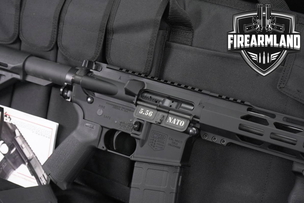 Diamondback DB15 5.56 NATO AR-15 AR15 16 DB THREADED +5 MAGS, CASE