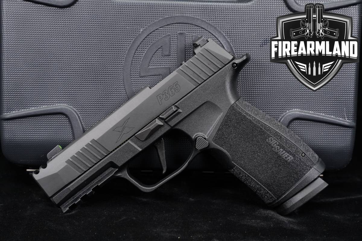 Sig Sauer P365X Comp 9mm Optics-Ready 3.1 P 365 X NIGHT SIGHTS + CASE
