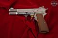 1980 FN Herstal (FNH) Hi-Power 9mm Luger Bright Nickel in Very Good Condition Image 2
