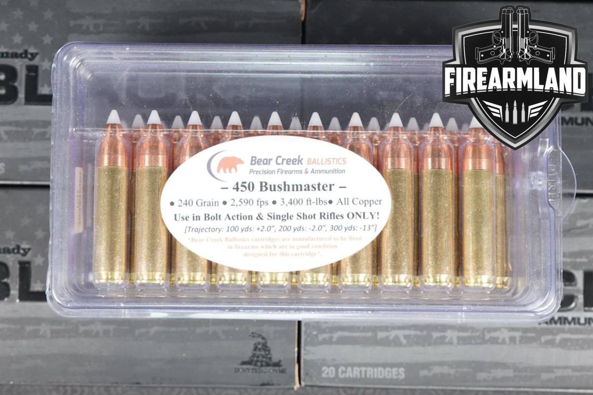 120 RDS! 450 Bushmaster Ammo Ammunition