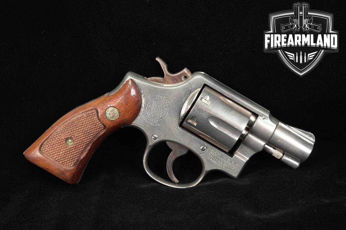 1969 Smith & Wesson S&W Model 10-5 38 Special 2" Bright Nickel M10 M DA/SA