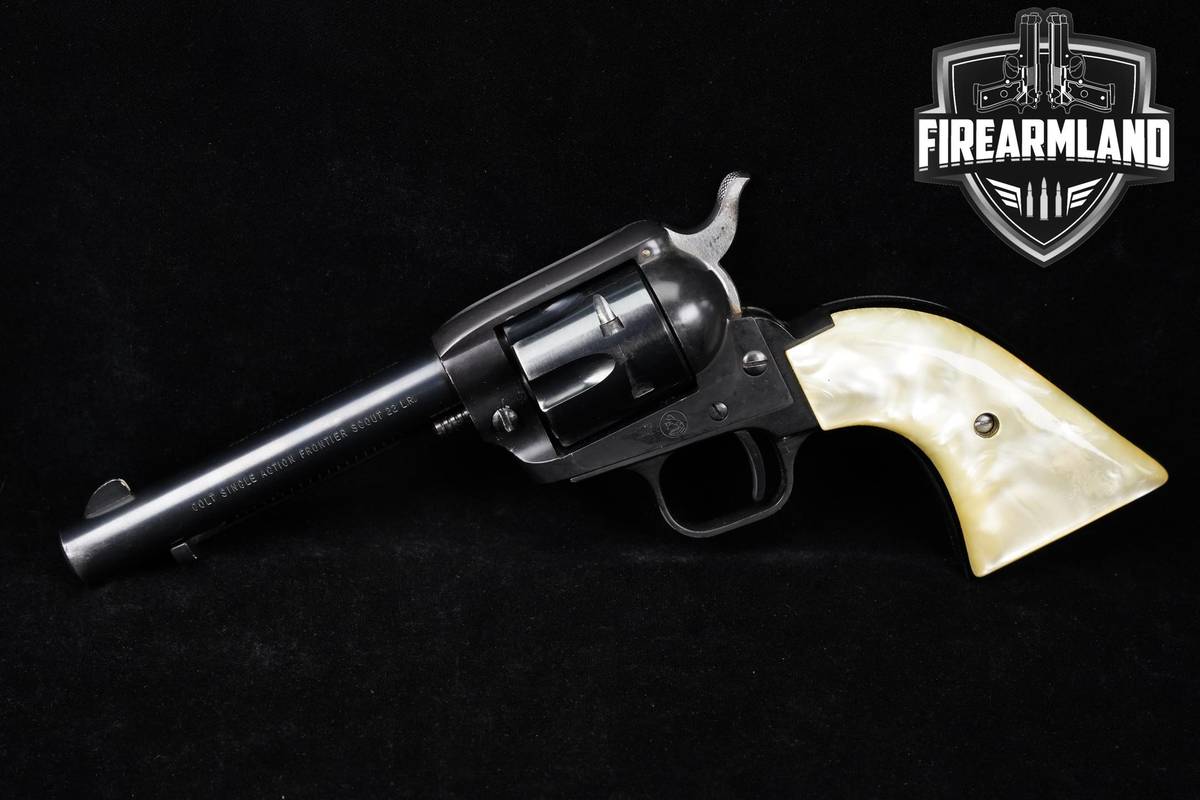 1958 Colt Single Action Frontier Scout F Series 22LR SAO 4.75" Blued SAA