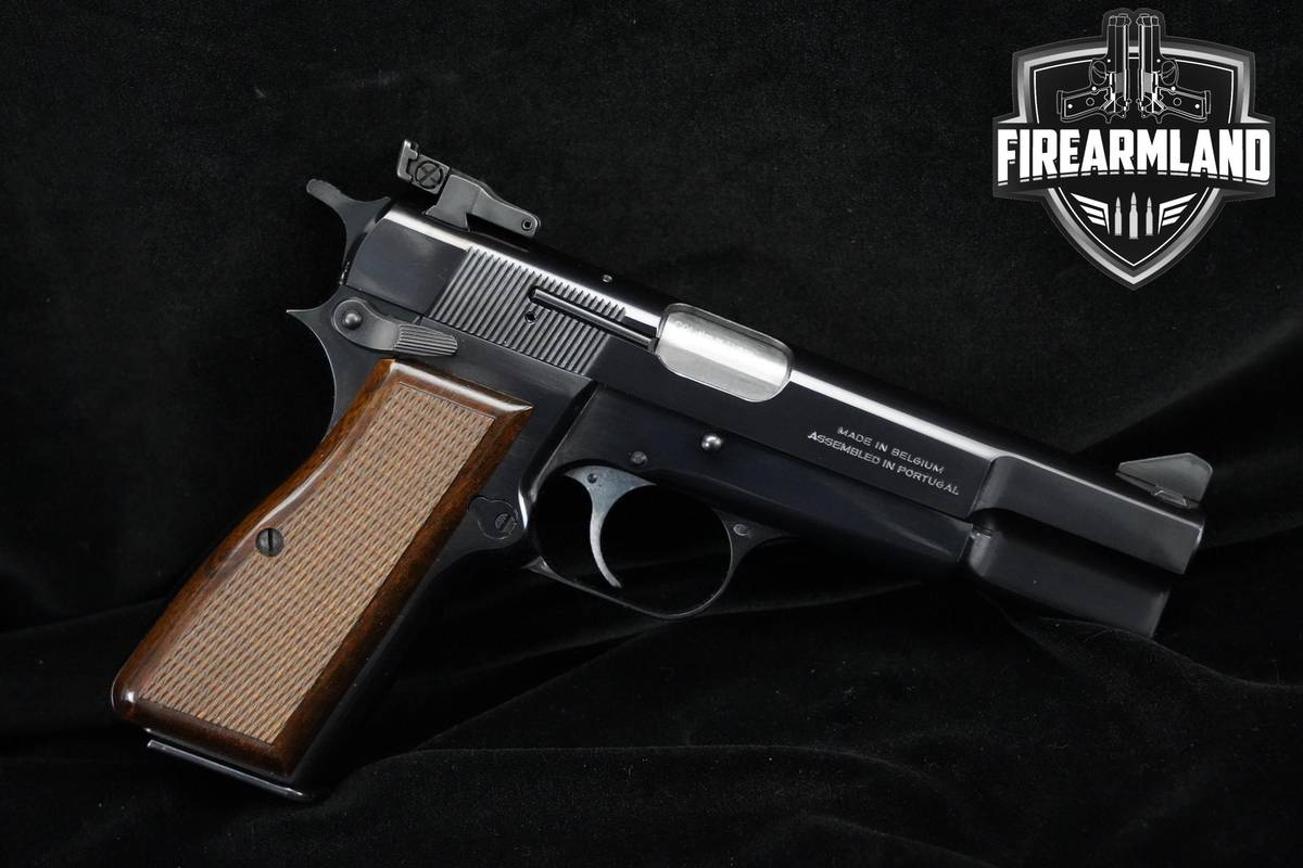 Browning Hi-Power 9mm 4.8" Blued Browning +ORIG CASE