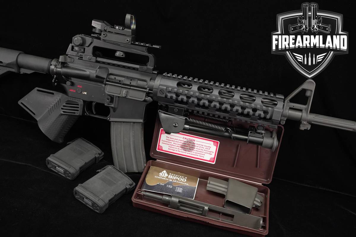 Spikes Tactical SL 15 Zombie 5.56 AR15 16" 22 LR Conversion Kit +3 MAGS