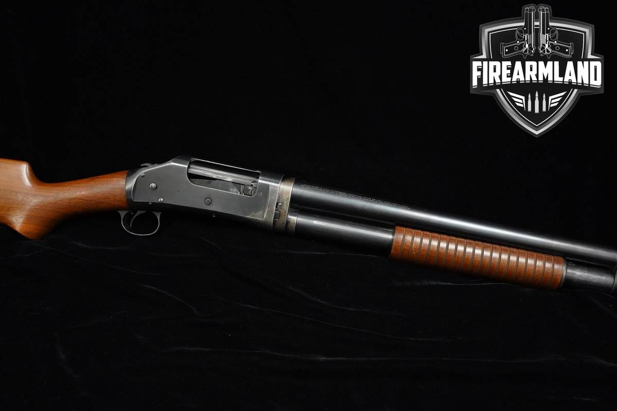 SLAM-FIRE! 1924 Winchester Model 97 12-Gauge 30" Blued Winchester 97 M1897