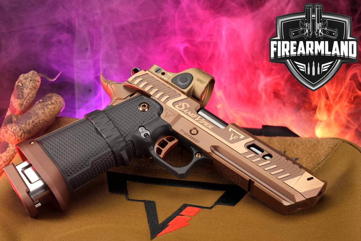 Taran Tactical TTI Sand Viper JW4 PV 9mm 1911 +3 MAGS OG CASE TRIJICON SRO
