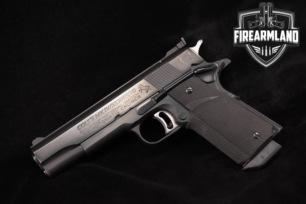 1978 Colt Gold Cup National Match Mk IV Series 70 45-ACP 1911-A1 4-MAGS