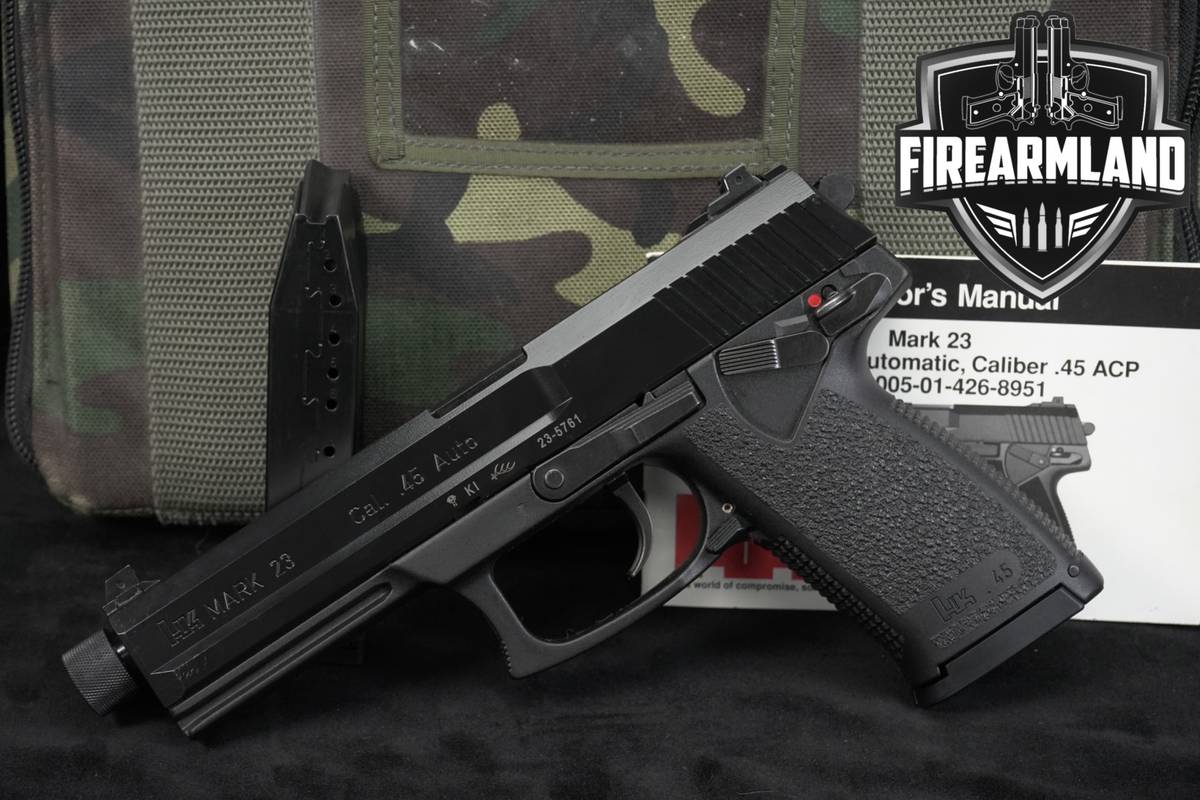 SOCOM Heckler & Koch HK Mark 23 MK23 45 ACP 5.87" +2 MAGS