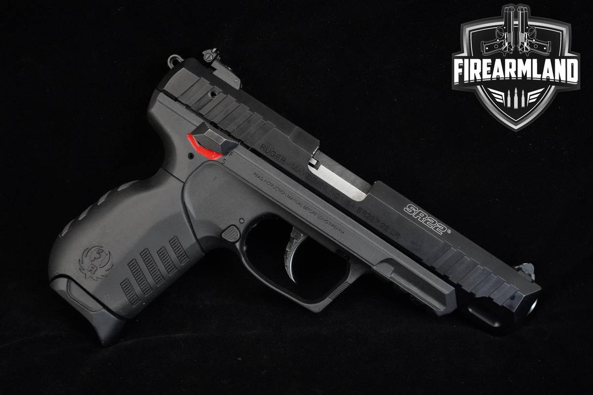 Sturm Ruger SR22P 22LR 4.5" Black Anodized Ruger SR-22P +2 MAGS & ORIG CASE