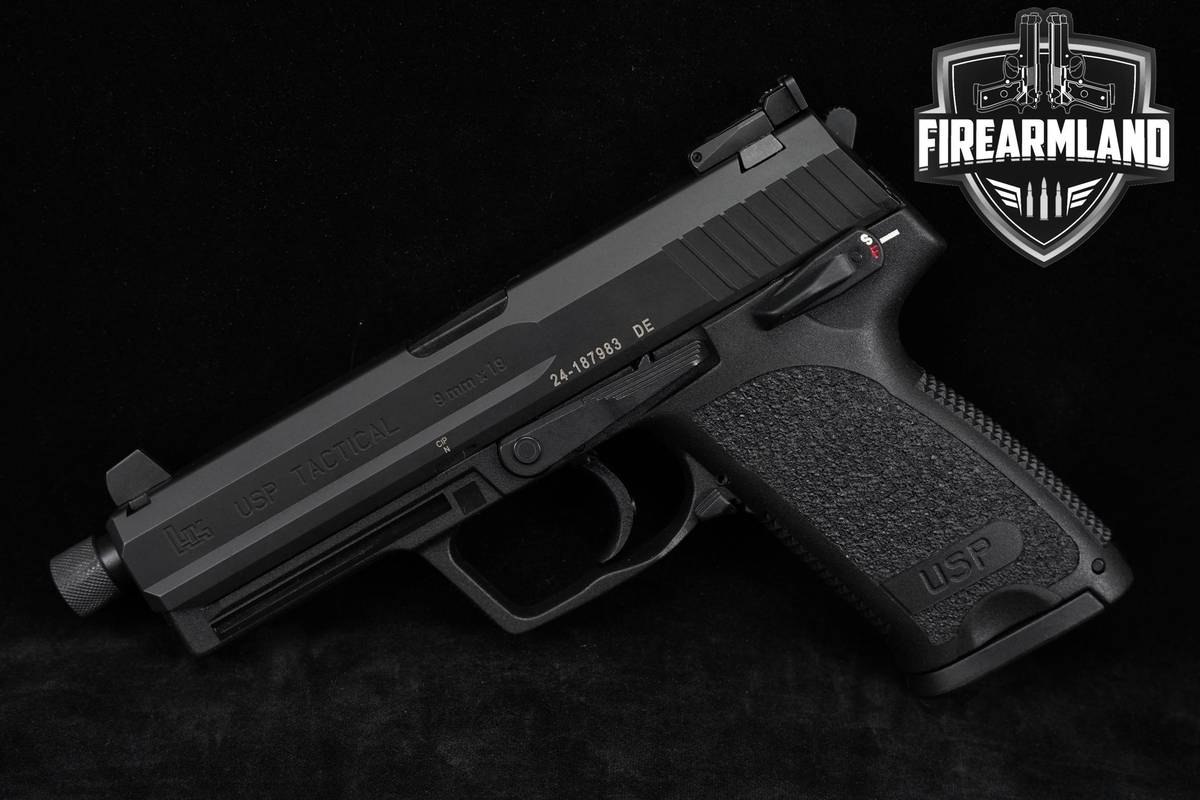 SUPPRESSOR READY! Heckler & Koch USP Tactical V1 9mm 5" +2 MAGS & OG CASE