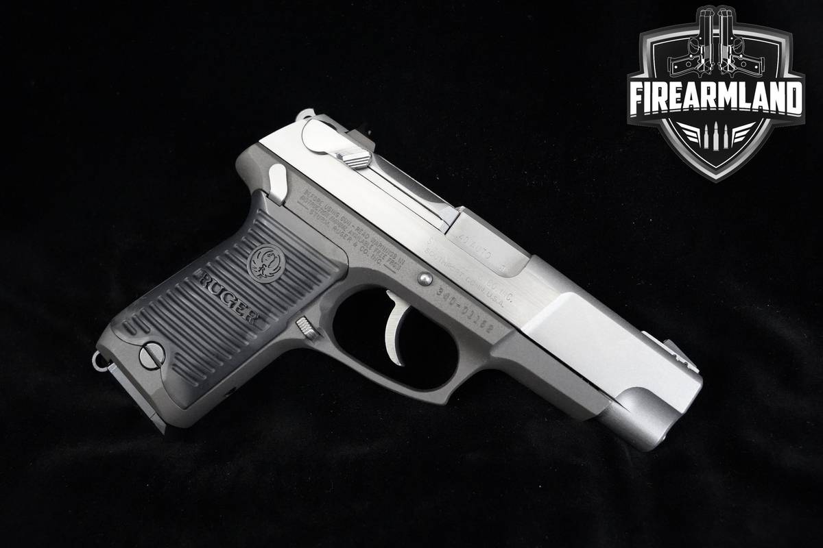 1992 Ruger P91DC 40 S&W 4.5" Stainless Steel Ruger-P91DC P91-DC +ORIG CASE