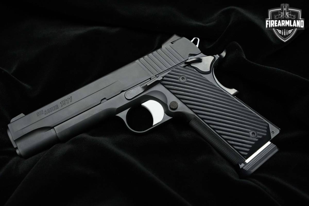 NIB Sig Sauer 1911 45 ACP 5" Pistol Sig-Sauer SAO Nitron 1911 45ACP LE1911
