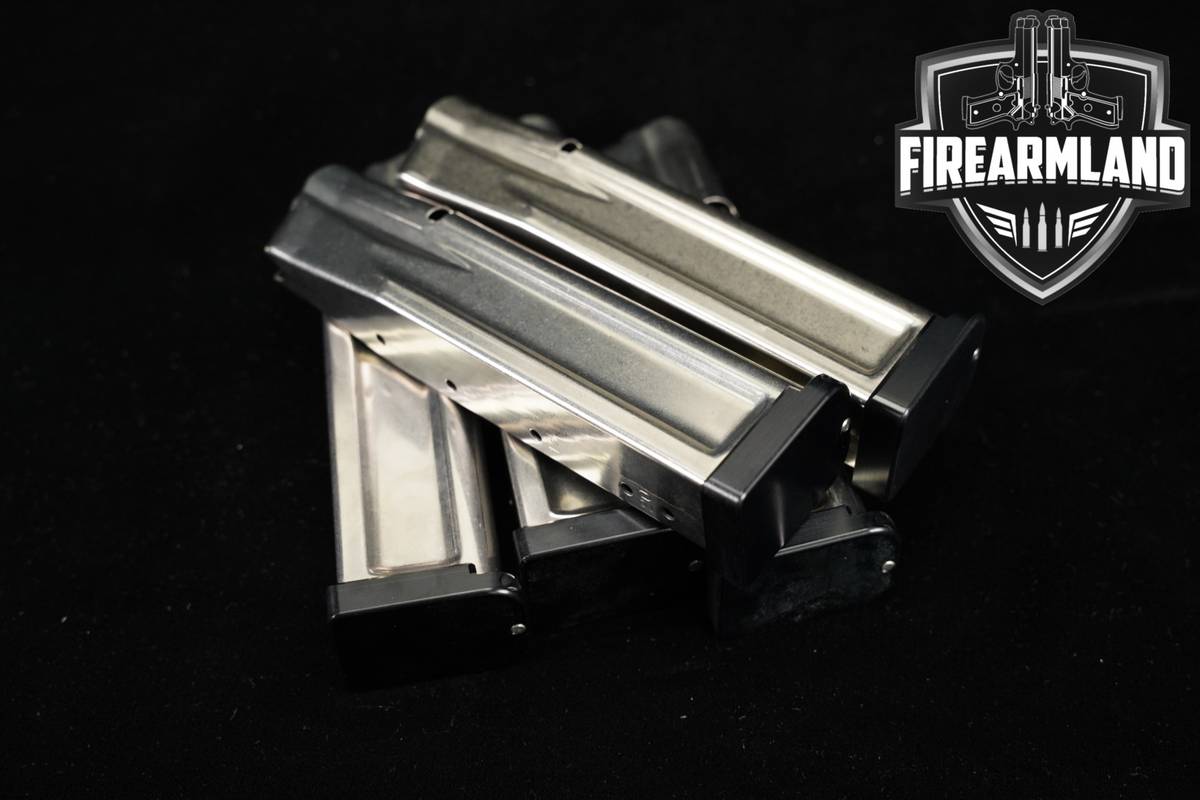 Atlas Gunworks FIVE (5) 2011 DS 1911 21-Round Magazines 9mm Luger Mags