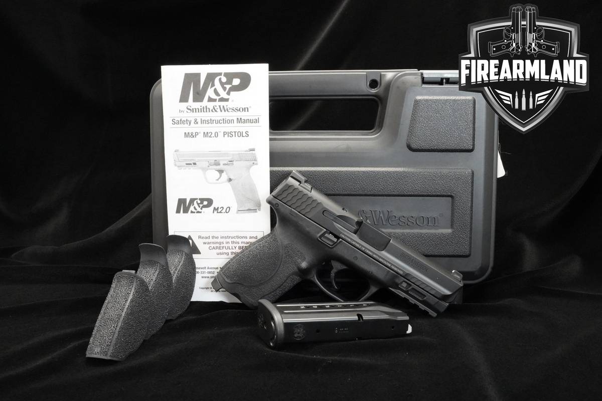 Smith & Wesson (S&W) M&P9 M2.0 Compact 9mm 4" Armornite S&W-M&P9 +ORIG CASE